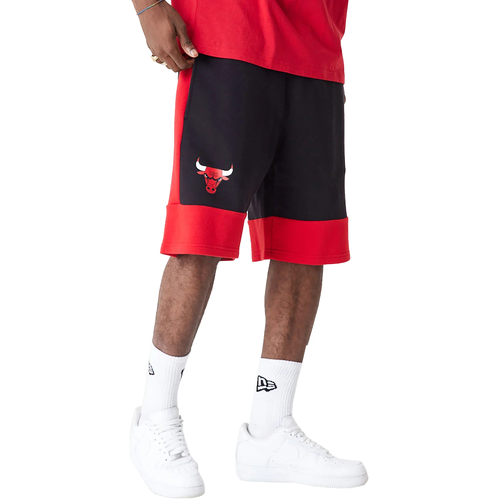 Textil Homem Calças curtas New-Era NBA Colour Block Short Bulls Vermelho