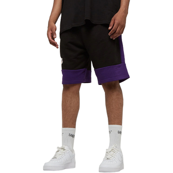 Textil Homem Calças Blazs New-Era NBA Colour Block Short Lakers Preto