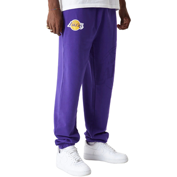 Textil Homem Calças de treino New-Era NBA Joggers Lakers Violeta