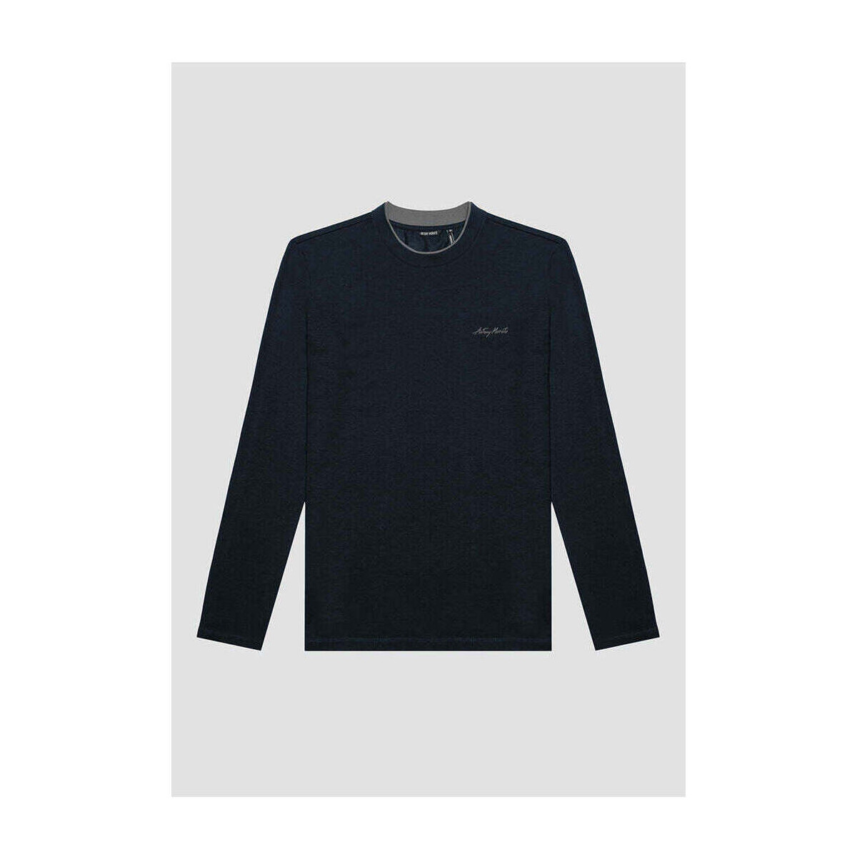 Textil Homem T-shirts e Pólos Antony Morato MMKL00332-FA100240-7073-3-1 Azul