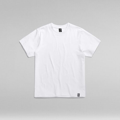 Textil Homem D24297-d384 Boxy Shirt-shadow para homem G-Star Raw D23471 C784 ESSENTIAL LOOSE-110 WHITE Branco