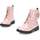 Sapatos Rapariga Botins Conguitos S  LACE UP POMPOM 305029 ROSA