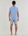 Textil Homem Pijamas / Camisas de dormir Calvin Klein Jeans S/S SHORT SET Azul / Cinza