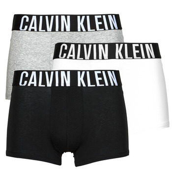 Roupa de interior Homem Boxer Calvin Klein Jeans TRUNK 3PK X3 Preto / Cinza / Branco