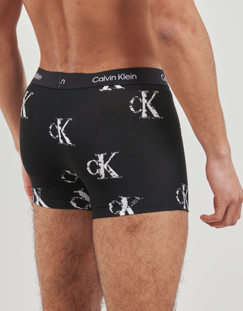 Calvin Klein Jeans TRUNK 3PK X3 Preto / Preto / Violeta