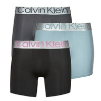 Roupa de interior Homem Boxer Cueca Calvin Klein Underwear Boxer Monol BOXER BRIEF 3PK X3 Cinza / Cinza / Preto