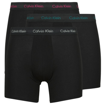 Roupa de interior Homem Boxer Calvin Klein Jeans Essential BOXER BRIEF 3PK X3 Preto