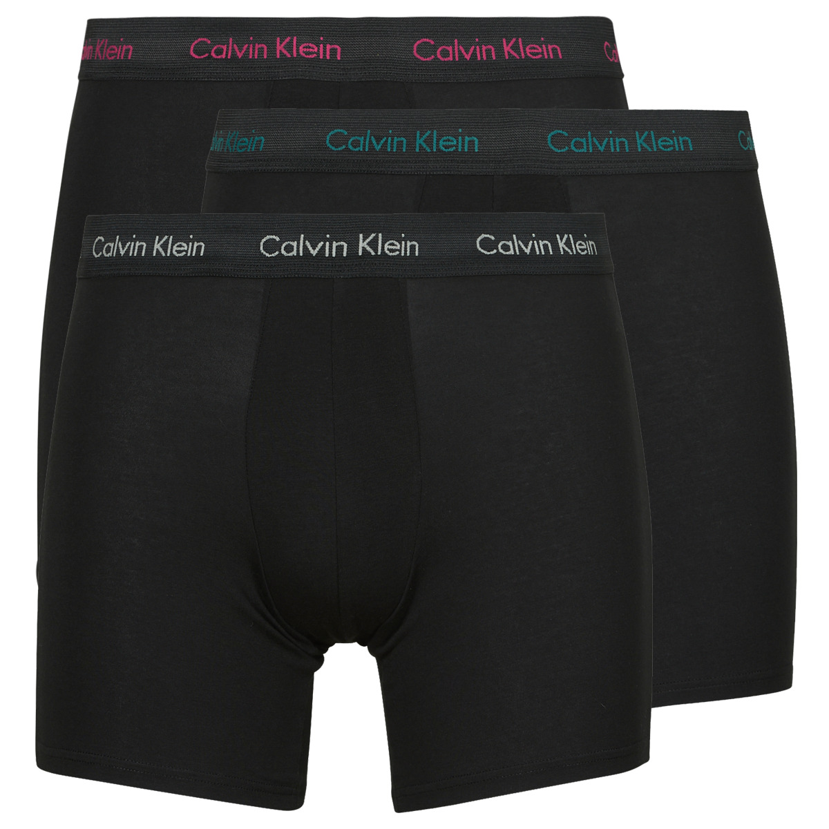 Roupa de interior Homem Boxer YAV Calvin Klein Jeans BOXER BRIEF 3PK X3 Preto