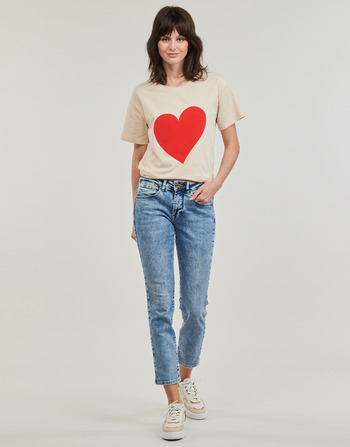 Textil Mulher Calças Jeans Peace Freeman T.Porter SOPHY S-SDM Cinza