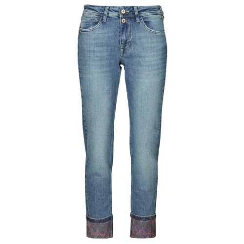 Textil Mulher Calças Jeans skinny-fit Freeman T.Porter SALOME SDM Azul