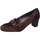 Sapatos Mulher Escarpim Confort EZ338 1607 Castanho