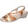 Sapatos Mulher Sandálias Confort EZ363 Castanho