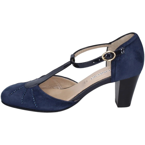 Sapatos Mulher Escarpim Confort EZ370 Azul