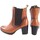 Sapatos Mulher Multi-desportos Baerchi Bota feminina de couro  54052 Castanho