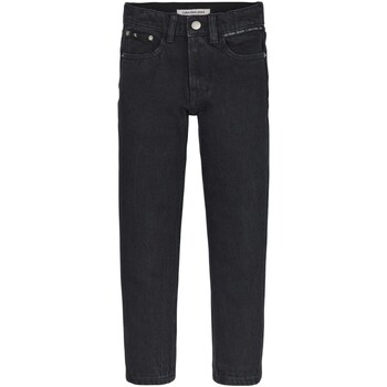 Textil Rapaz Calças Jeans Pantaloni Calvin Klein Jeans IB0IB01710 Preto