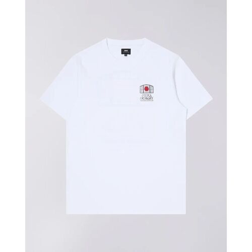 Textil Homem T-shirts e Pólos Edwin I032521.02.67 EXTRA ORDINARY-WHITE Branco
