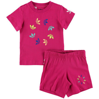 Textil Criança Conjunto sneaks adidas Originals  Rosa