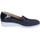 Sapatos Mulher Escarpim Confort EZ441 Azul