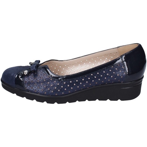 Sapatos Mulher Escarpim Confort EZ442 Azul