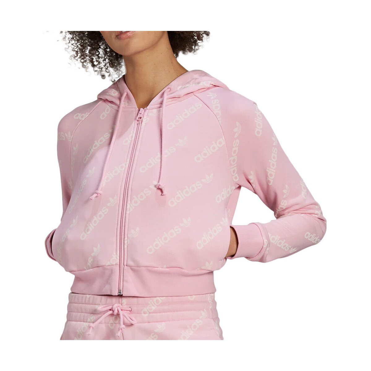 Textil Rapariga Sweats adidas Originals  Rosa
