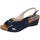 Sapatos Mulher Sandálias Confort EZ449 Azul