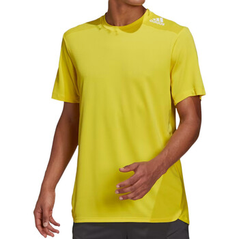 Textil Homem Czarny T Shirt adidas Originals  Amarelo