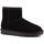 Sapatos Mulher Botins Colors of California Ugg boot in suede Preto