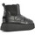 Sapatos Mulher Botins Colors of California Boot nylon mix snk sole Preto