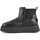 Sapatos Mulher Botins Colors of California Boot nylon mix snk sole Preto