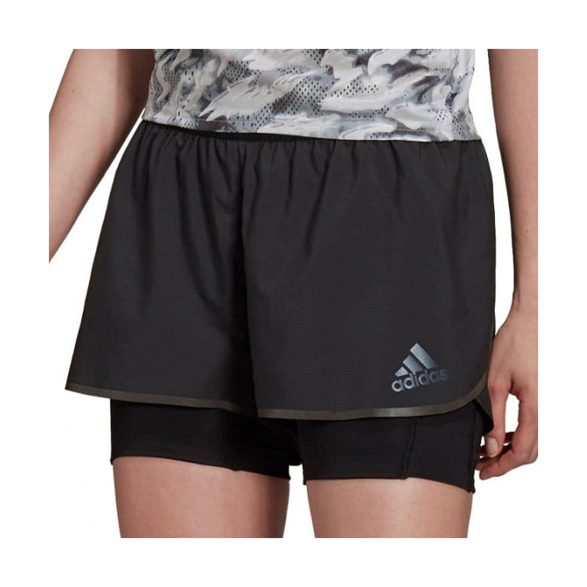 Textil Mulher Shorts / Bermudas terrex adidas Originals  Preto