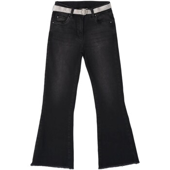 Textil Mulher Calças Jeans Ido 47883 Preto