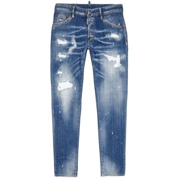Textil Homem Calças Jeans Dsquared S79LA0021 Azul