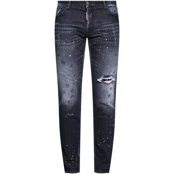 Textil Homem Calças Jeans Dsquared S71LB0889 Preto