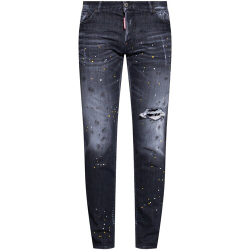 Textil Homem Calças Jeans slip-on Dsquared S71LB0889 Preto