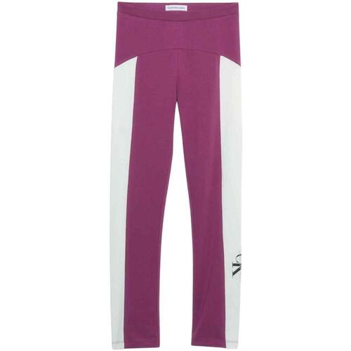 Textil Rapariga Calças Calvin Klein Jeans  Violeta