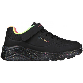 Sapatos Criança Sapatilhas de corrida Skechers Lights Uno lite-rainbow specks Preto
