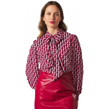 Textil Mulher La Maison Blaggi Minueto Camisa Wendy - Red Multicolor