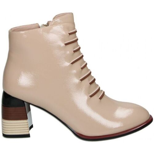 Sapatos Mulher Botins Revel Way BOTINES DIVINITY SHOES 84346B MODA JOVEN BEIGE Bege