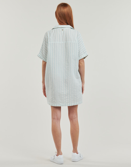 Rip Curl FOLLOW THE SUN SHIRT DRESS Branco / Azul