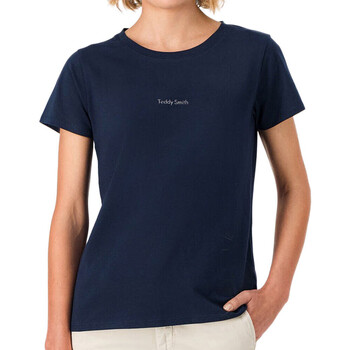 Textil Rapariga Reebok Workout Ready Supremium Graphic Korte Mouwen T-Shirt Teddy Smith  Azul