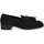 Sapatos Mulher Mocassins S.piero BLACK FLAT RUBBER Preto