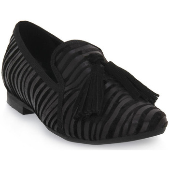 Sapatos Mulher Mocassins S.piero BLACK FLAT ROUNDED Preto