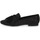 Sapatos Mulher Mocassins S.piero BLACK FLAT ROUNDED Preto