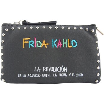 Malas Mulher Pouch / Clutch Frida Kahlo Acessórios femininos  k4913 preto Preto