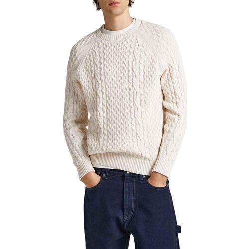 Textil Homem camisolas Pepe jeans  Branco