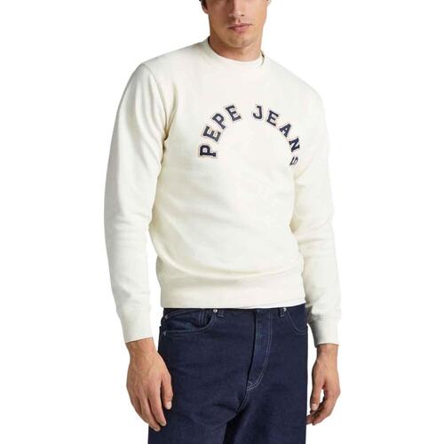 Textil Homem Sweats Pepe Fit-and-Flare jeans  Branco