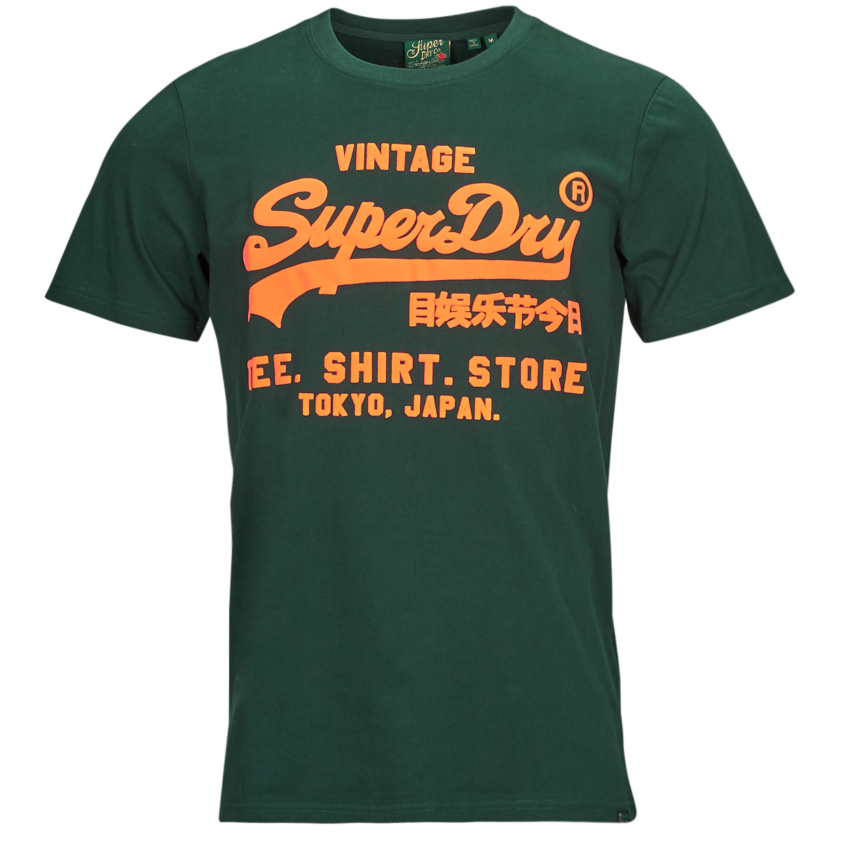 Textil Homem T-Shirt mangas curtas Superdry NEON VL T SHIRT Verde