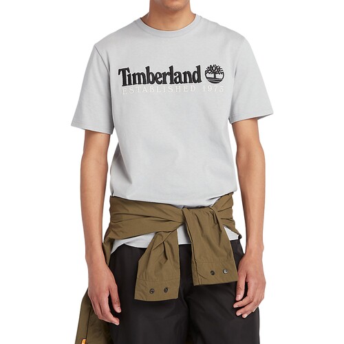 Textil Homem T-Shirt mangas curtas Timberland Bee 221880 Cinza