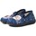 Sapatos Mulher Sapatos & Richelieu Plumaflex By Roal Zapatillas de Casa Roal Oveja 12215 Azul Azul