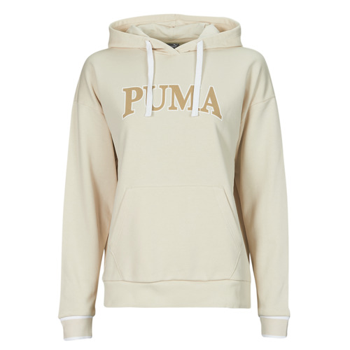 Textil Mulher Sweats Puma logo PUMA logo SQUAD HOODIE TR Bege